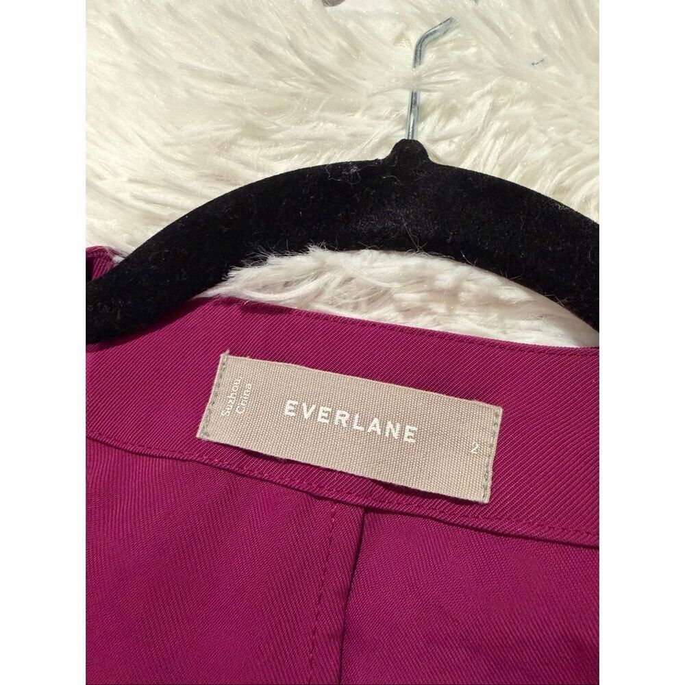 Everlane The Japanese GoWeave Sleeveless Wrap Dress in Purple Size 2 - Picture 7 of 7